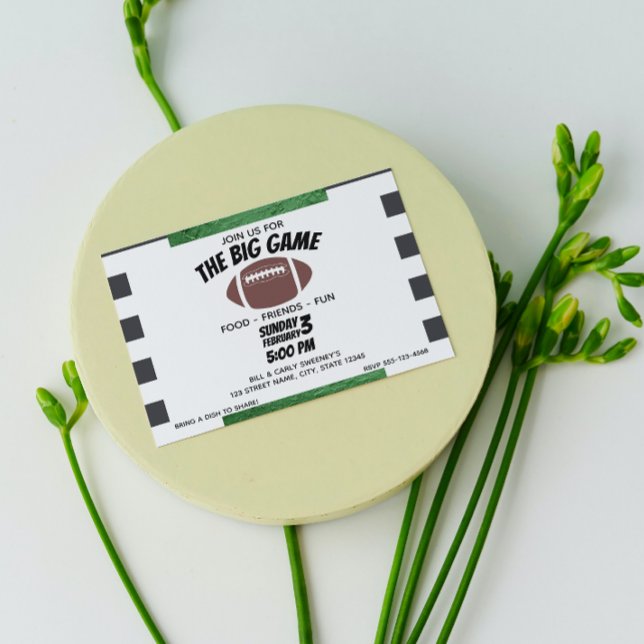 Fußball-Party Einladung (Von Creator hochgeladen)