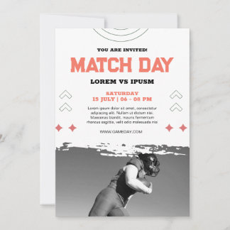 Fußball-Party Einladung Fußball-Spieltag