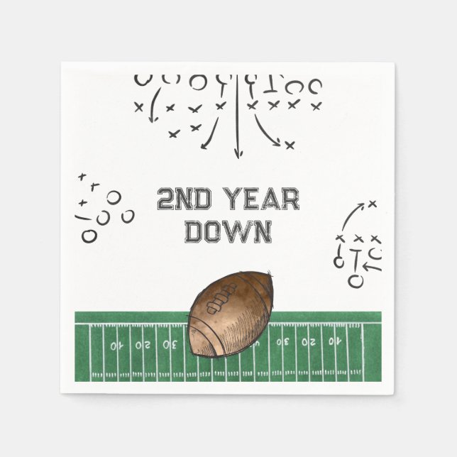 Fußball-Party Teller | Teller von Fußballpapieren Serviette (Vorderseite)