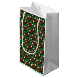 Fußball Pattern Sportteam Spielfanklub Kleine Geschenktüte