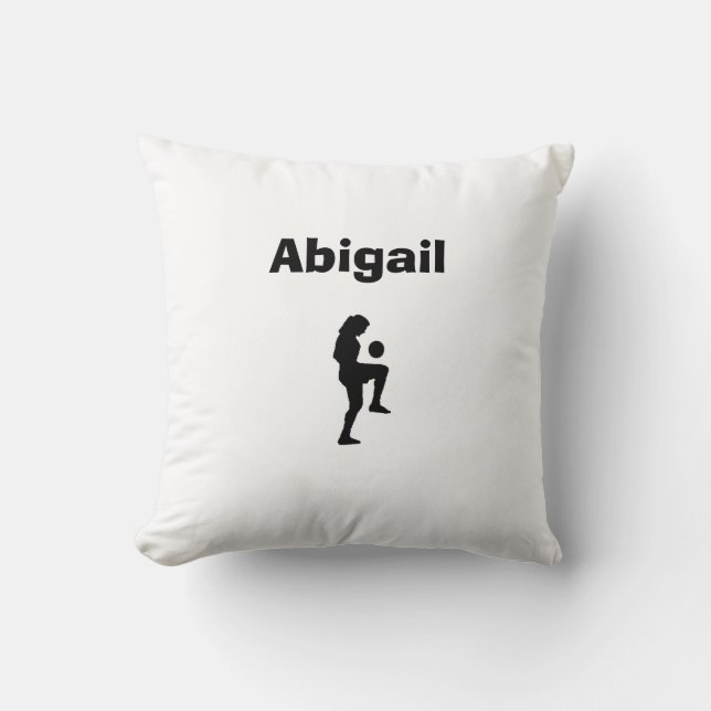 Fußball Personalisiert Kissen (weiblich) (Vorderseite)