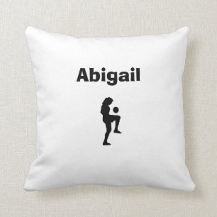 Fußball Personalisiert Kissen (weiblich)