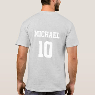 Fußball Personalisiert Name und Nummer T-Shirt