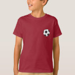 Fußball Personalisiert Name und Nummer T-Shirt<br><div class="desc">Fußball Personalisiert Name und Nummer T - Shirt</div>