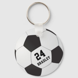 Fußball | Personalisierte Bezeichnung Schlüsselanhänger