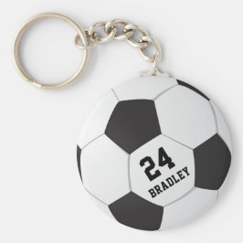 Fußball | Personalisierte Bezeichnung Schlüsselanhänger