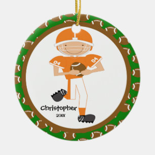Fußball-personalisierte Keramikornament