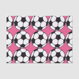 Fußball-Pink-Girl's Birthday Party Seidenpapier