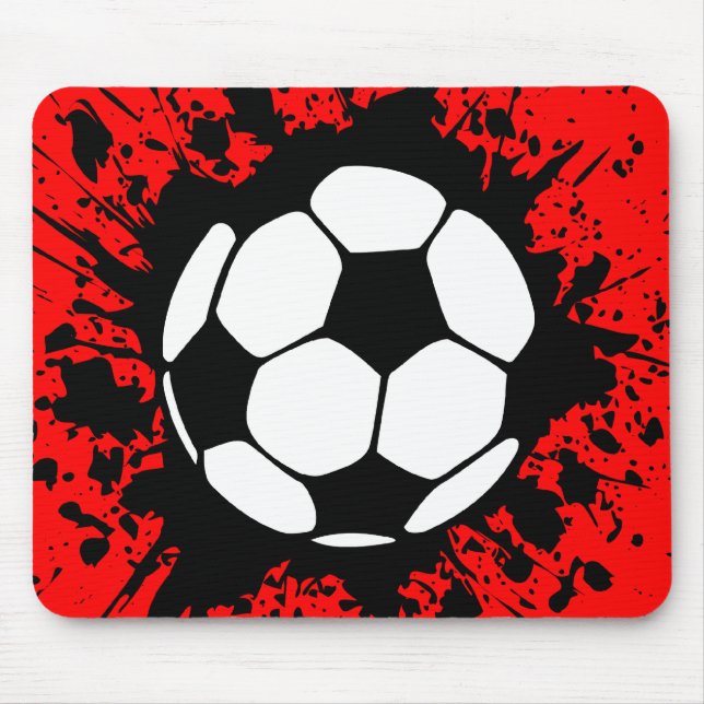 Fußball platsch mousepad (Vorne)
