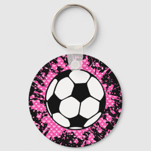Fußball platsch. schlüsselanhänger