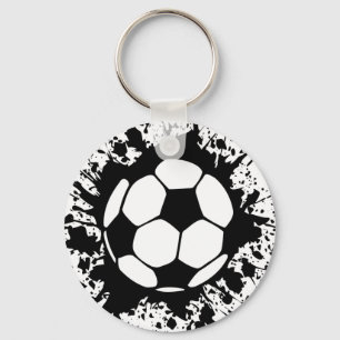 Fußball platsch. schlüsselanhänger