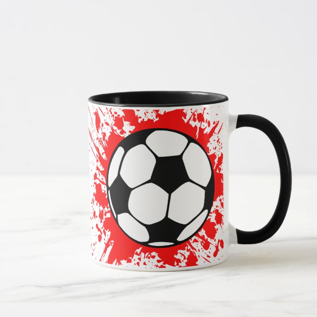 Fußball platsch. tasse (Rechts)