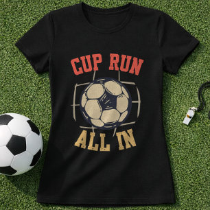 Fußball-Pokal-Lauf Alles in Premium Vintage Fan T-Shirt
