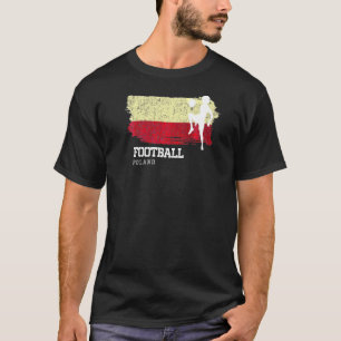 Fußball Polnische Flagge Frauenfußballmannschaft F T-Shirt