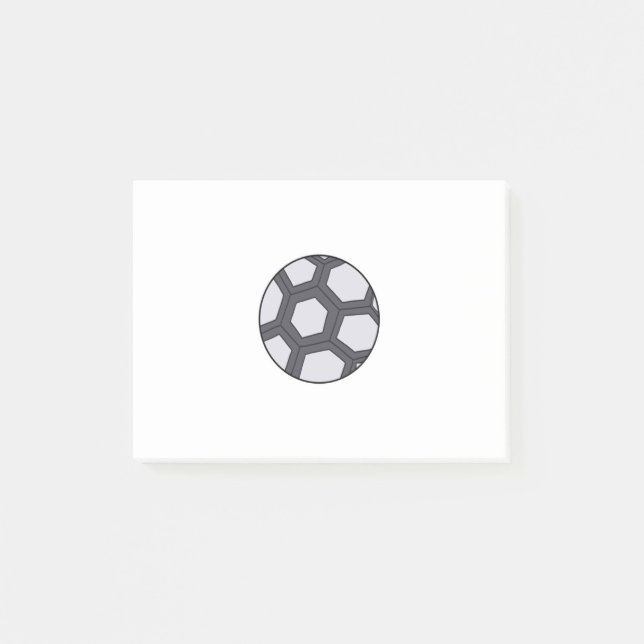 Fußball Post-it Klebezettel (Vorderseite)