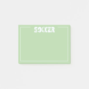 Fußball post-it klebezettel
