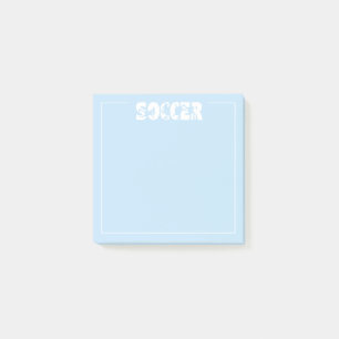Fußball post-it klebezettel