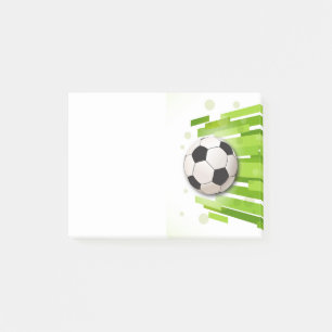 Fußball Posten-es-Anmerkungen Post-it Klebezettel