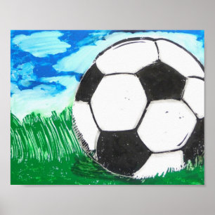 Fußball-Poster, 10 x 8 Zoll Poster