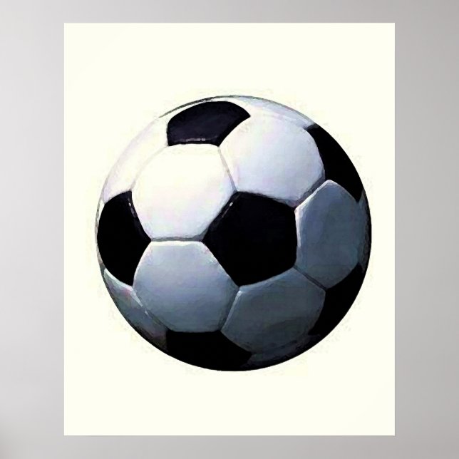 Fußball-Posterwerbung - Fußball-Poster Poster (Vorne)