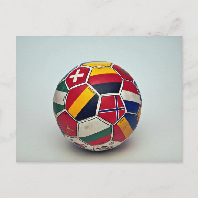 Fußball Postkarte (Vorderseite)