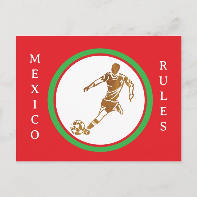 FUSSBALL POSTKARTE (Vorderseite)