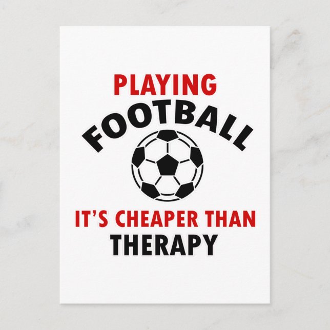 Fußball Postkarte (Vorderseite)