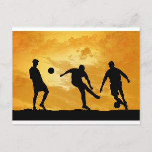 Fußball Postkarte