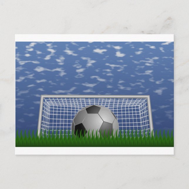 Fußball Postkarte (Vorderseite)