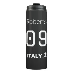 Fußball-Profi-Monochrom-Edition Persönlich Thermosbecher