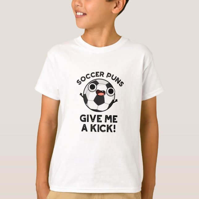Fußball Puns geben mir einen lustigen Sport-Puzzle T-Shirt (Vorderseite)