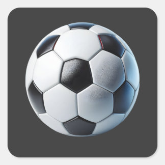 Fußball Quadratischer Aufkleber