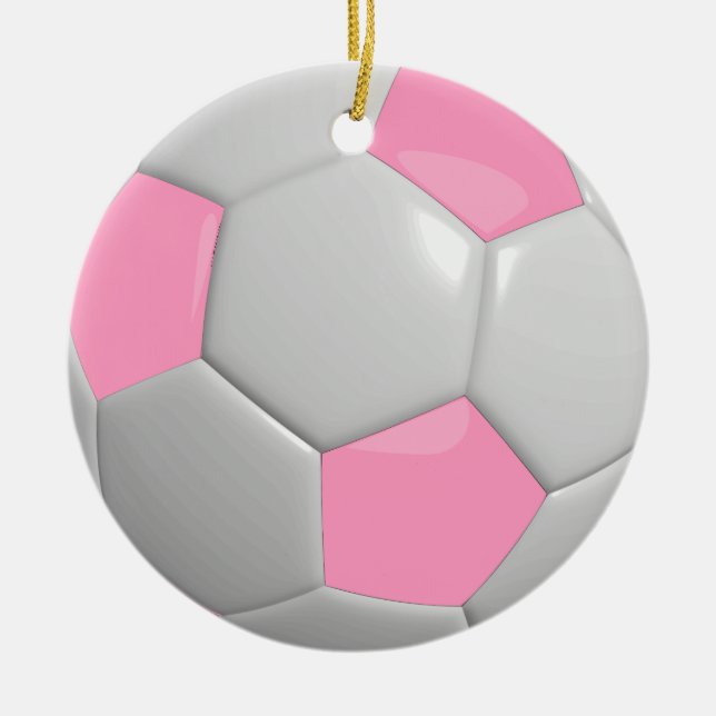 Fußball | Rosa Keramikornament (Vorne)