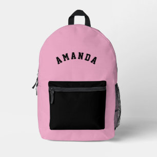 Fußball Rosa Personalisierter Kinder Druck zum Sch Bedruckter Rucksack