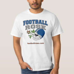 Fußball-Rosen-Logo T-Shirt