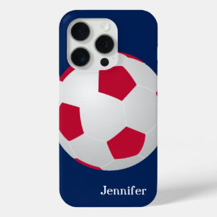 Fußball, rot, weiß und blau, Name title_seo2