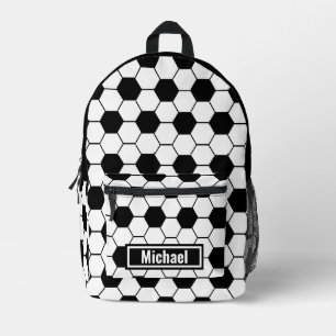 Fußball-Rucksack für Jungen mit individuellem Name Bedruckter Rucksack