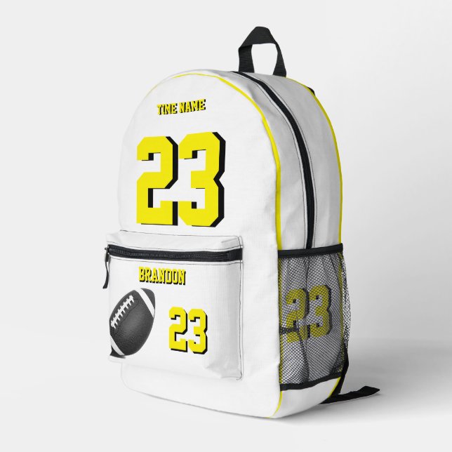 Fußball Rucksack High School Way (Rückseitige Ecke Rechts)