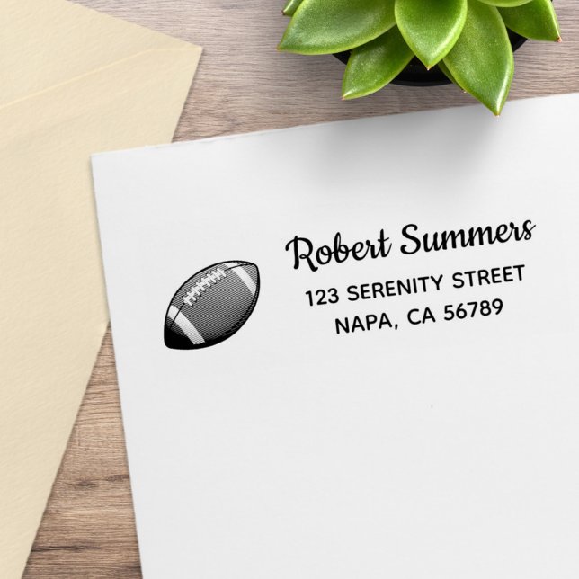Fußball Rücksendeadresse Gummistempel (Von Creator hochgeladen)