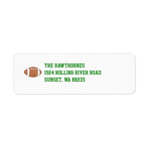 Fußball-Rücksendesiegel