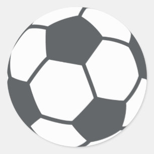 Fußball Runder Aufkleber