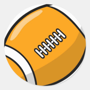 Fußball Runder Aufkleber