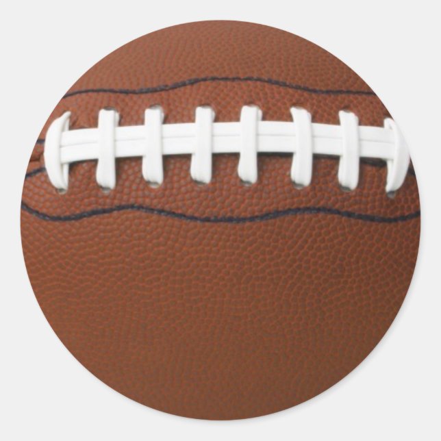 Fußball Runder Aufkleber (Vorderseite)
