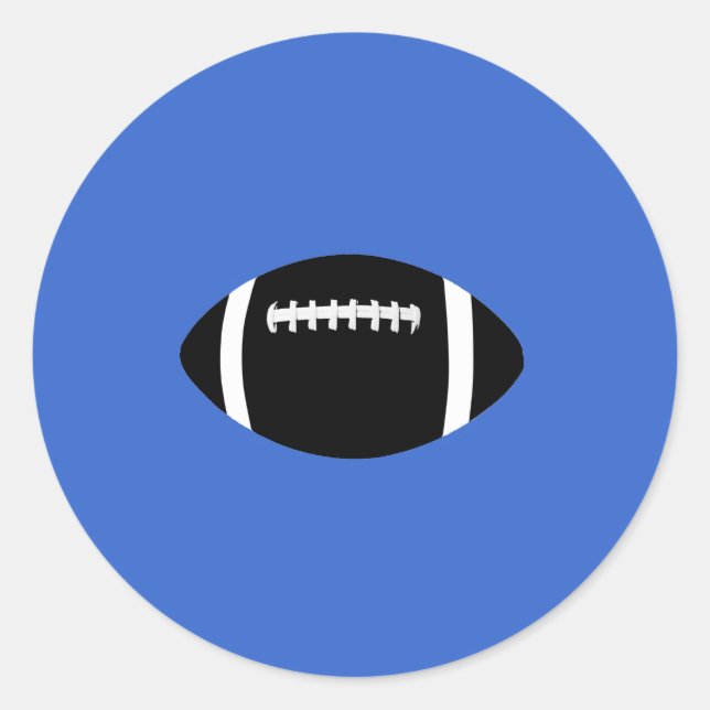 Fußball Runder Aufkleber (Vorderseite)