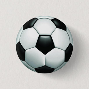 Fußball runder Pinback Knopf Button