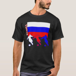 Fußball Russland Dunkler T - Shirt