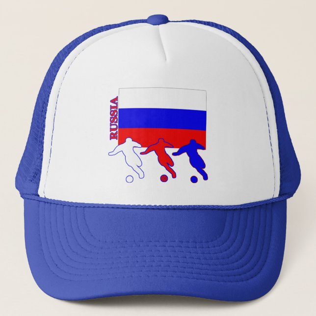 Fußball Russland Truckerkappe (Vorderseite)