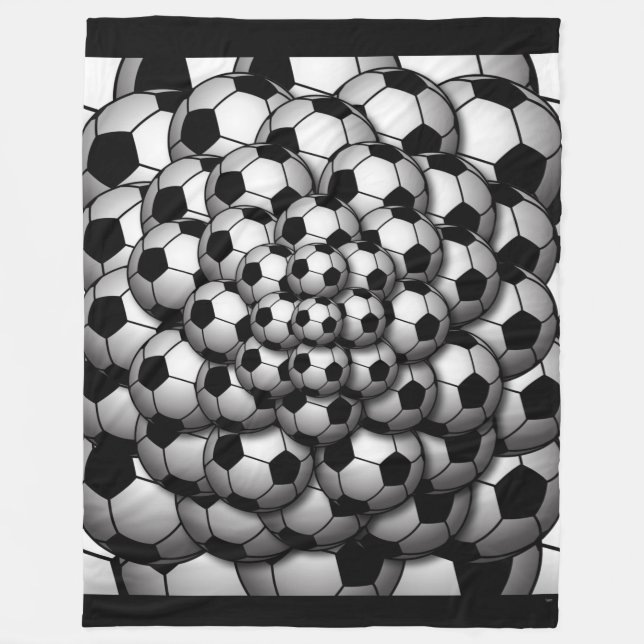Fußball-Saison Fleece Blanket (Vorderseite)