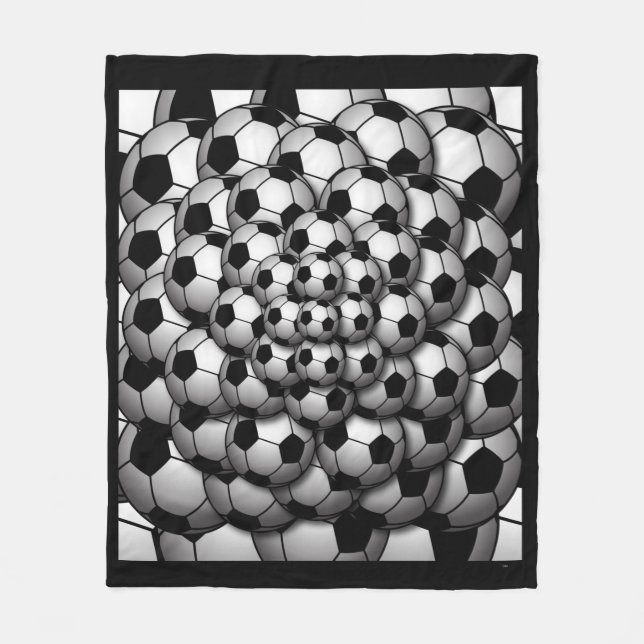 Fußball-Saison Fleece Blanket (Vorderseite)