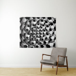 Fußball-Saisonband Wandteppich